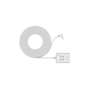 Ring スティックアップカム用 屋内/屋外兼用電源アダプター, バレルプラグ - ホワイト