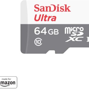 (10年保証) サンディスク microSDカード 64GB SDカードアダプタ付き 【Made for Amazon認定取得】 Fireタブレット対応