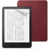 【セット買い】Kindle Paperwhite シグニチャーエディション 32GB 広告なし メタリックジェード【純正 プレミアムレザーカバー (ルビー) + 保護フィルム セット】 - 画像 (2)