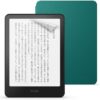 【セット買い】Kindle Paperwhite シグニチャーエディション 32GB 広告なし メタリックジェード【純正 植物性レザーカバー (ヒスイ) + 保護フィルム セット】 - 画像 (2)
