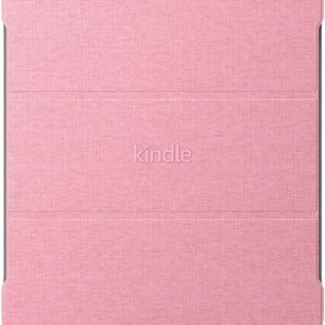 【Kindle Scribe (2024年発売・2022年発売) 用】Amazon純正 ファブリック 折りたたみカバー (ローズ)