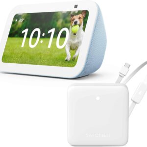 【セット買い】Echo Show 5 (第3世代) クラウドブルー + SwitchBot スマートリモコン Hub Mini (温湿度センサー搭載・Matter対応版)