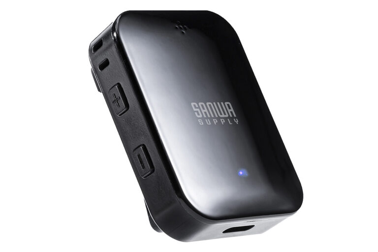 サンワサプライ、aptX Adaptive対応のBluetoothオーディオアダプター「MM-BTAD6」
