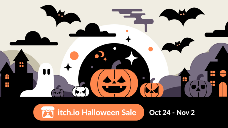 itch.ioハロウィーンセールはライブです！