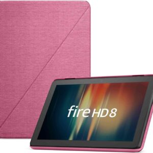 【Fire HD 8 第12世代用】Amazon純正 ファブリックカバー (ピンク)