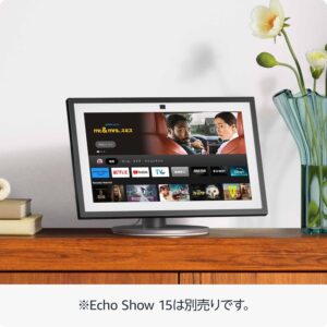 【Echo Show 15用】プレミアム角度調整機能付きスタンド