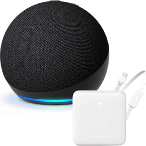 【セット買い】Echo (第4世代) チャコール + SwitchBot スマートリモコン Hub Mini (温湿度センサー搭載・Matter対応版)