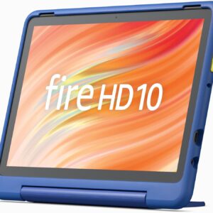 【Fire HD 10 第13世代用】Amazon純正 キッズ向けスリムカバー (ブルー)