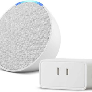 【セット買い】Echo Pop グレーシャーホワイト + Amazonベーシック スマートプラグ