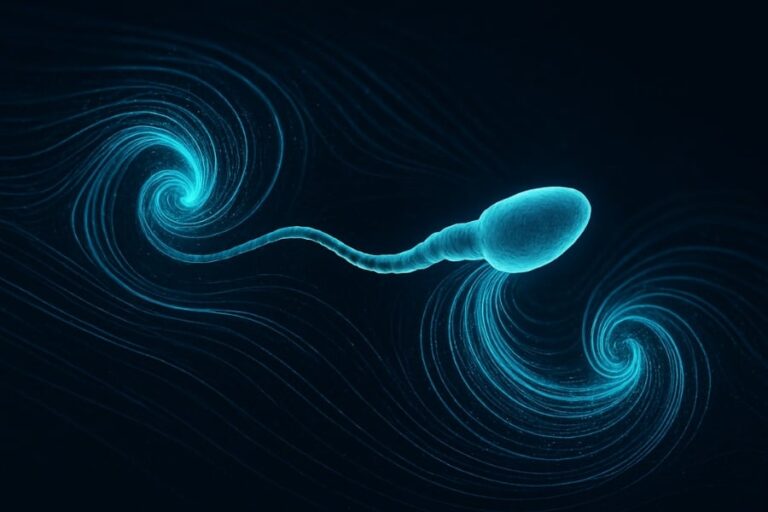 精子の真の泳ぎ方を解明！「スクリュー状の渦」を発生させていた