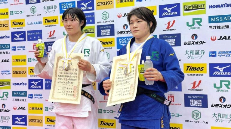 柔道決勝で両者反則負け 優勝なし