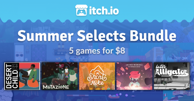 itch.ioの夏の販売と夏の発表はバンドルを選択します！