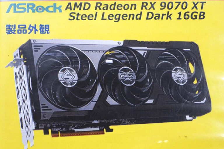 グレー&ブラックのシックなRadeon RX 9070 XTがASRockから発売