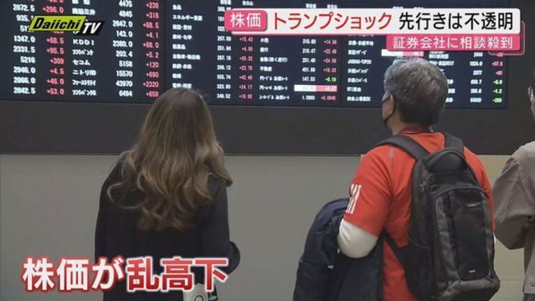 トランプショック 東京株が乱高下