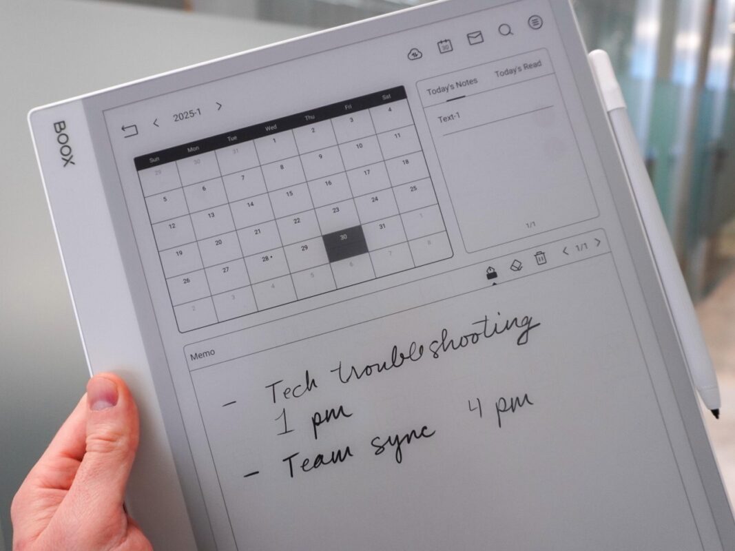 まるで1枚の紙のようにペンで書き込めるE-inkタブレット「BOOX Note Max」レビュー - CNET Japan