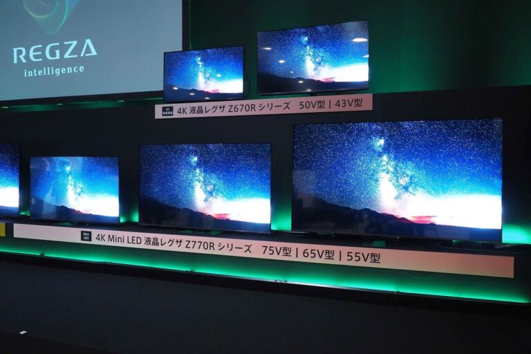 レグザ、約2倍の明るさを実現したスタンダード・4K Mini LED液晶テレビ「Z770R」