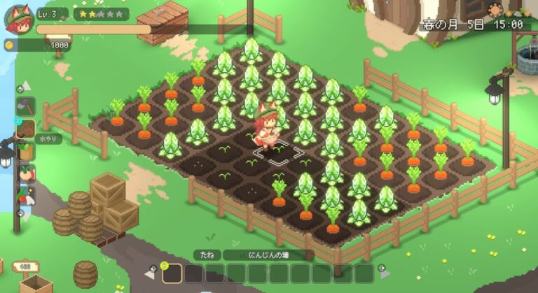空島農場経営シム『空島ノーカ』Steamにてお披露目。肥料や交配を活かし、手間暇かけて作った野菜でコンテスト優勝を目指す – AUTOMATON