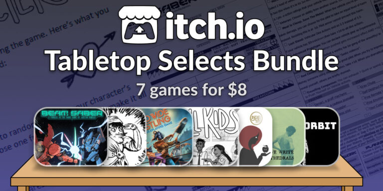 Tabletop itch.ioを選択して、7ドルのテーブルトップヒットをピックアップしてください。
