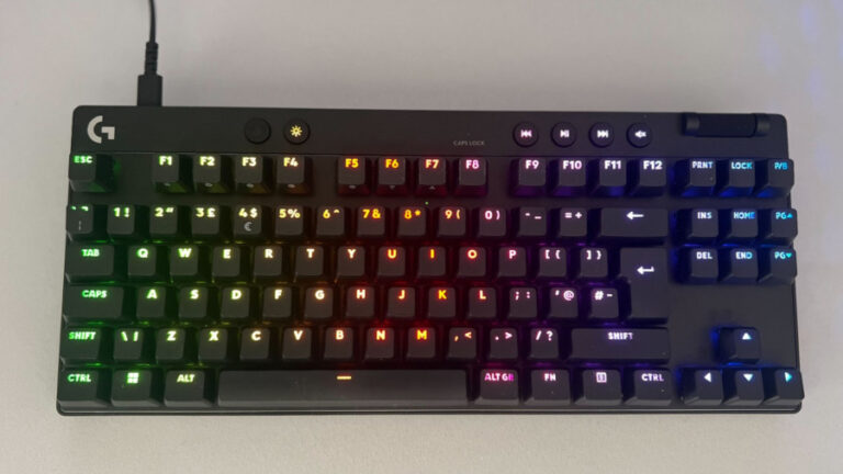 logitech pro x tklラピッドレビュー – いくつかのデザインの欠陥を伴うピークパフォーマンス