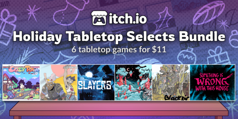 itch.io冬の販売と卓上itch.ioは、バンドルを選択します！