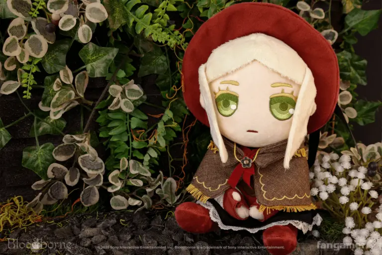 『ブラッドボーン』“人形”のかわいいぬいぐるみが海外Fangamerに登場。帽子に布製の花、ドレスに本物のレース、複数のパーツからなるマントや多数の刺繍など「狩人の夢」の人形を丁寧に再現。“ナメクジ”も付いてくる