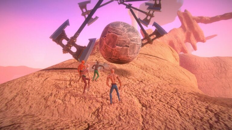 最大4人プレイ鬼畜岩転がしゲーム『Pushing It! Together』4月10日発売へ。落としたらやり直しの協力苦行、「ヤケクソ殴り合い」システムも完備 – AUTOMATON