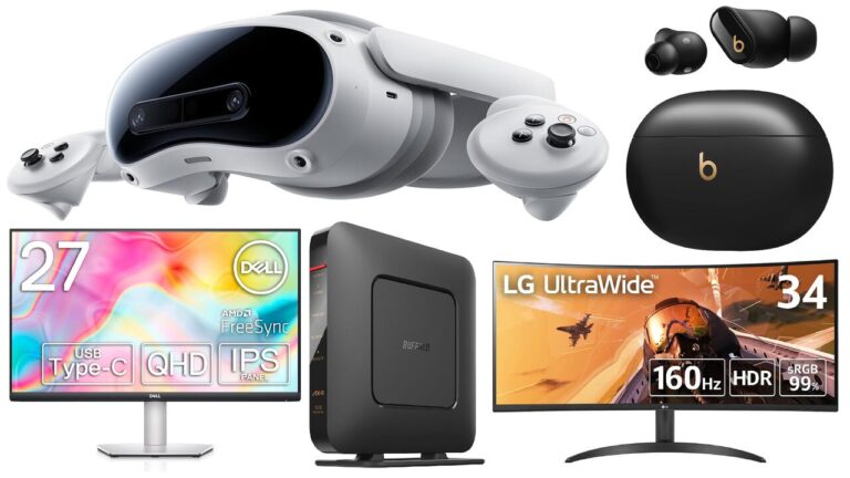【Amazonタイムセール】VRヘッドセット“PICO4”が1.7万円引き。BeatsワイヤレスイヤホンやバッファローWiFiルーターも割引中
