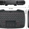 エアリア エアリア ミニ ワイヤレス 無線 小型 キーボード Bluetooth ワイヤレス タッチパッド Xinput ゲーム コントローラー - 画像 (4)