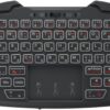 エアリア エアリア ミニ ワイヤレス 無線 小型 キーボード Bluetooth ワイヤレス タッチパッド Xinput ゲーム コントローラー - 画像 (2)