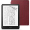 【セット買い】Kindle Paperwhite シグニチャーエディション 32GB 広告なし ブラック【純正 プレミアムレザーカバー (ルビー) + 保護フィルム セット】 - 画像 (2)
