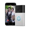 【New】Ring Battery Doorbell (リング ドアベル バッテリーモデル) | ワンタッチ取り付け | ドア前防犯カメラ用途にも | スマホ対応ドアホン | 本体充電も簡単 | Ring Home プラン30日間無料体験付き - サテンニッケル - 画像 (2)