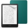 【セット買い】Kindle Paperwhite シグニチャーエディション 32GB 広告なし ブラック【純正 植物性レザーカバー (ヒスイ) + 保護フィルム セット】 - 画像 (2)