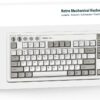 8Bitdo Retro Mechanical Keyboard、Bluetooth/2.4 G/USB-Cホットスワップ対応ゲームキーボード、87キー、英語配列、WindowsとAndroidに適したデュアルスーパープログラマブルボタン(M Edition) - 画像 (5)
