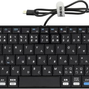 ARCHISS INTRO Mini CP (コネクタ：USB-C, 黒) パンタグラフミニキーボード 日本語JIS配列 ブラック AS-PKMP85J-BKA