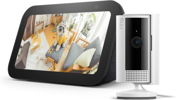 【セット買い】Echo Show 5 (第3世代) チャコール + Ring Indoor Cam (第2世代) ホワイト