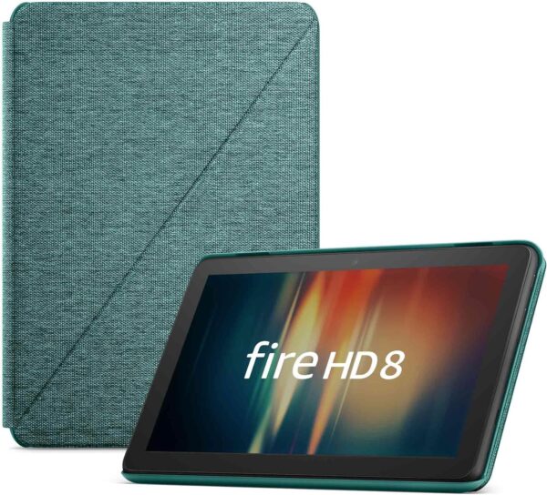 【Fire HD 8 第12世代用】Amazon純正 ファブリックカバー (グリーン)