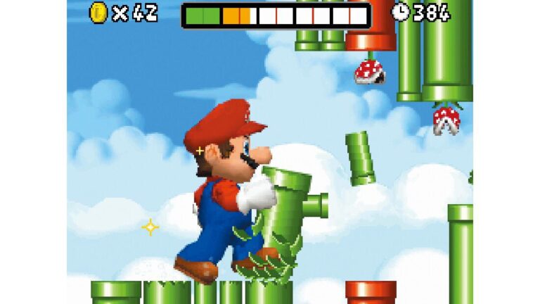 「DS版マリオ発売日！巨大化の衝撃」