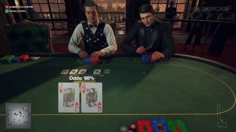 マッツ・ミケルセン、ポーカーで勝負！新作「HITMAN」と「007」コラボ！