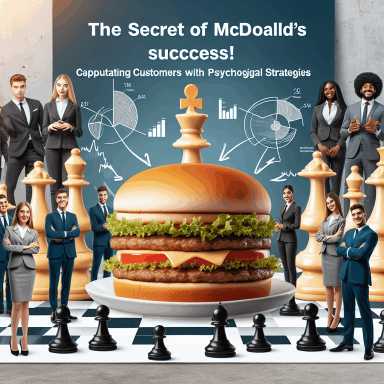 マクドナルド成功の秘密！心理戦略で顧客を魅了。