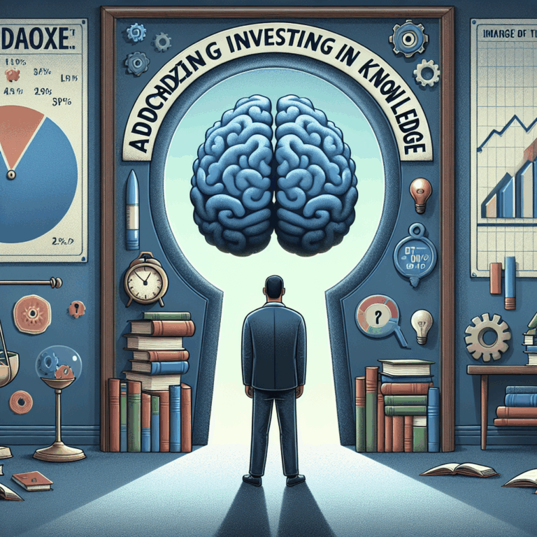 「知識投資のパラドックス」自覚する無知が成長の鍵！