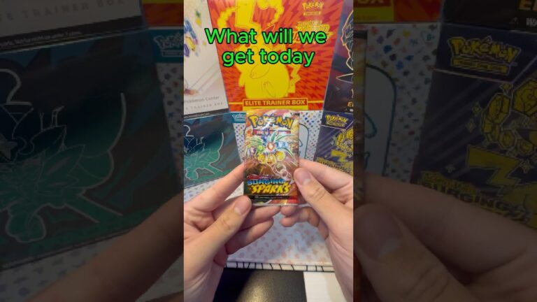 Daily pack some surging sparks #pokemon #pokemonchannel #collectiblecards #pokemoncards #pokemontcg