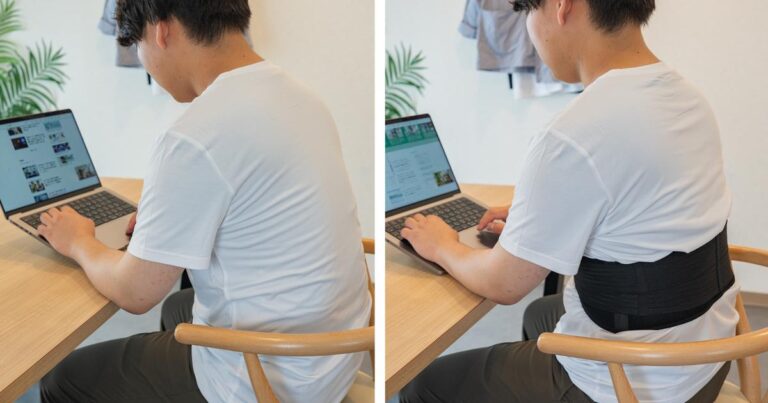 「姿勢サポートも！スタイルアップベルト体験」