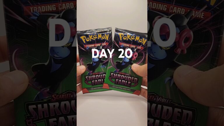 Day 20 of Opening Pokémon Cards till I pull a card worth £50 or more. #pokemoncards #shroudedfable