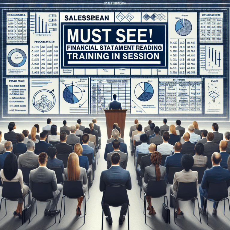 「営業マン必見！決算書の見方研修 開催中」
