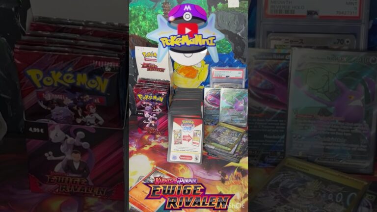 Daily Pokémon Booster Opening am FirstPackMagic Monday #TeamRocket #ewigeRivalen #DFB #Mewtu #Zapdos
