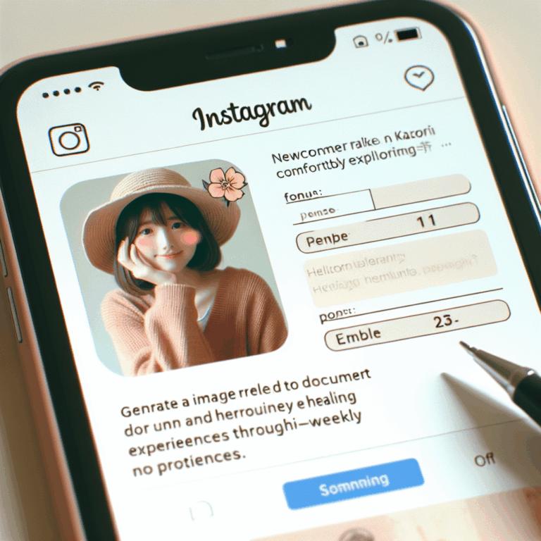 「インスタ初心者kaoriが心地よく挑戦中！週2投稿で繋がる旅と癒しの記録。」