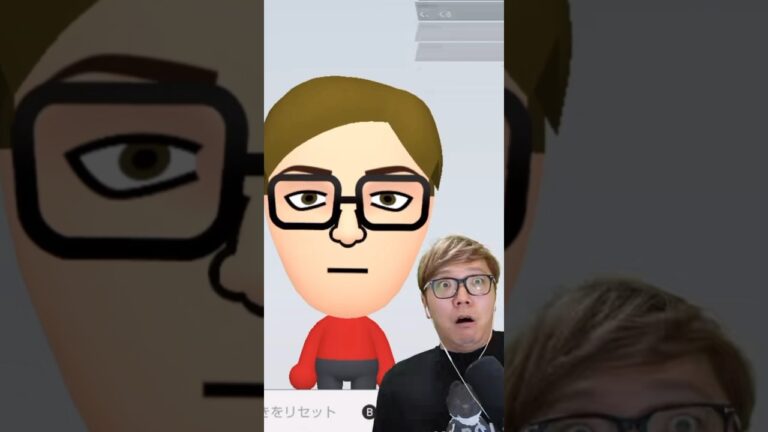 Miiで自分を作るヒカキン。#ヒカキン #shorts #tiktok #twitter #youtubeshort #おすすめ