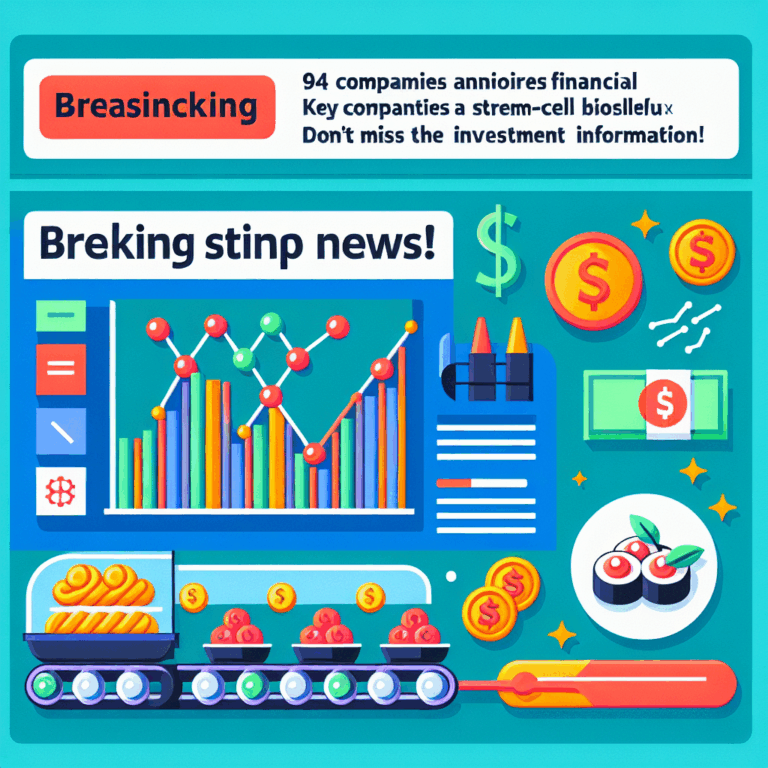 【速報】94社決算発表！注目企業はサンバイオやくら寿司。投資情報を見逃すな！