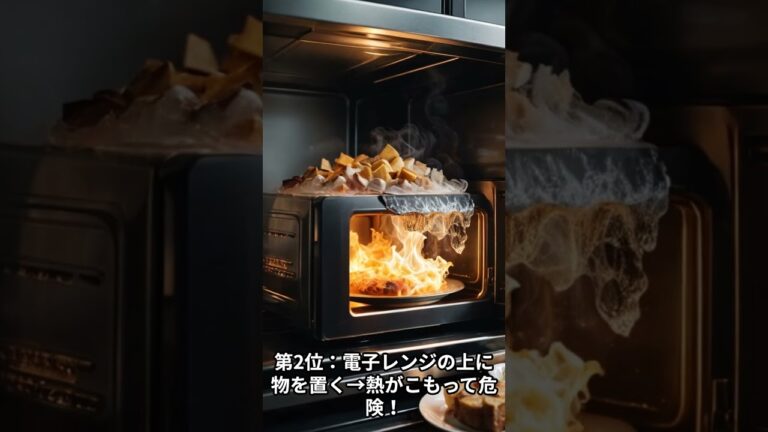 「家電のNG使い方3選！壊れる前に知ろう」