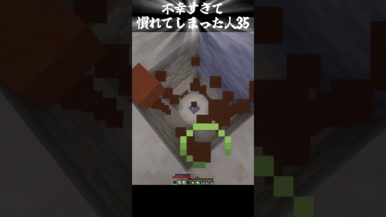 【マイクラ】不幸すぎて慣れてしまった人35#マイクラ #マインクラフト #ゆっくり実況 #ゆっくり #ゆっくり茶番 #東方 #minecraft #マイクラjava版 #shorts #実況